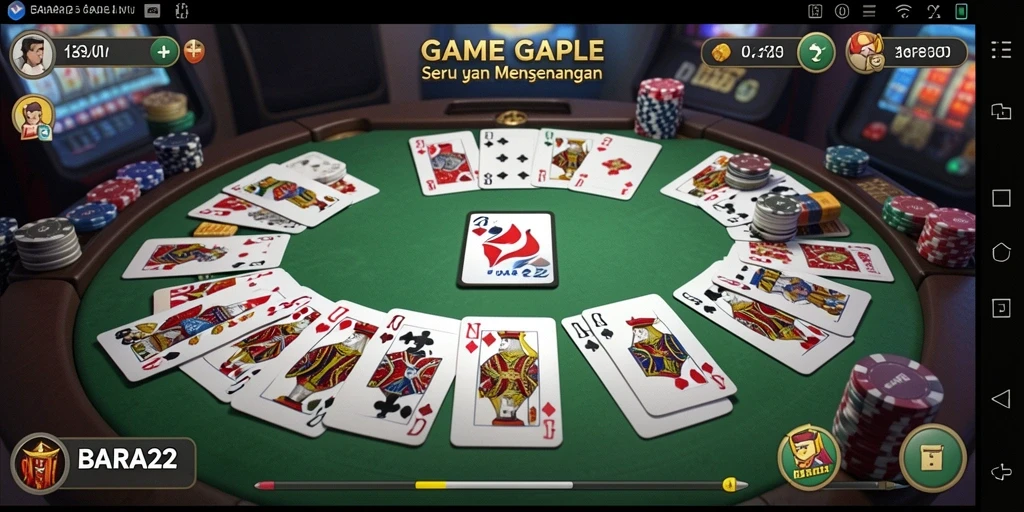 Tampilan gameplay seru BARA22 yang penuh tantangan.
