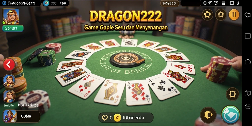 Tampilan gameplay seru dan kompetitif di DRAGON222.