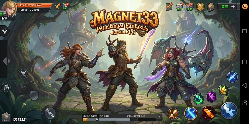 Tangkapan layar menampilkan pertarungan epik dalam MAGNET33.