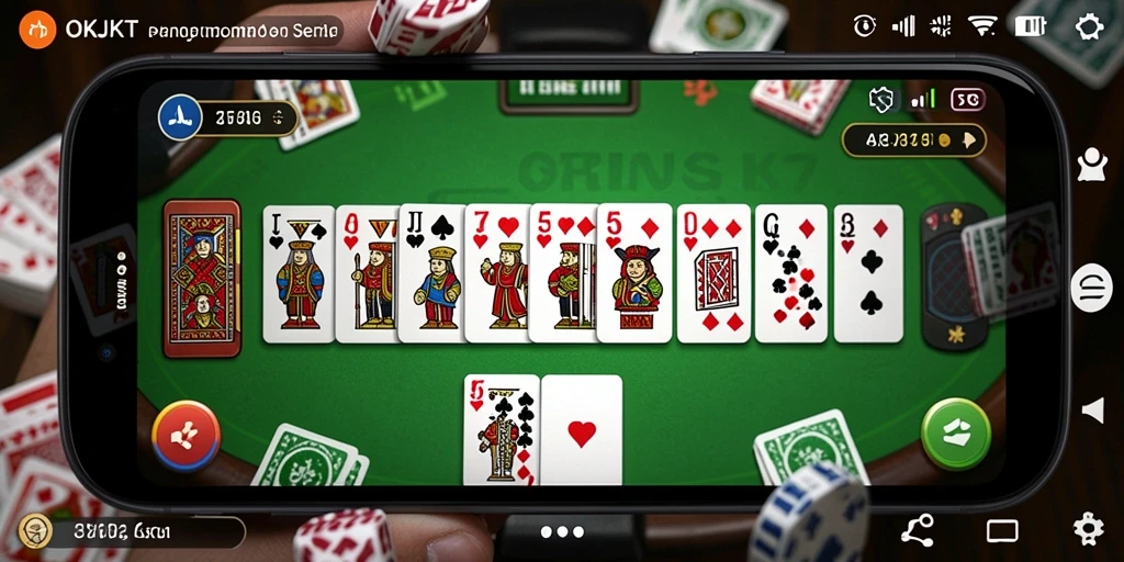 Screenshot gameplay yang menampilkan asyiknya bermain Domino.
