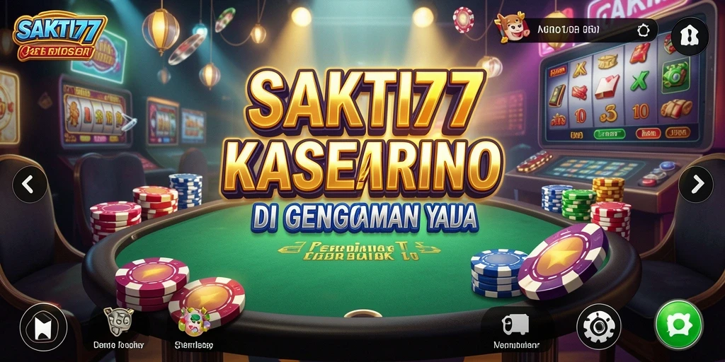 Tampilan gameplay Kasino yang seru dan interaktif di SAKTI77.